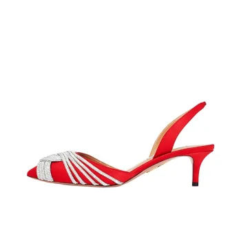 AQUAZZURA Gatsby Slim Heel High Heels 5cm Women's Red
