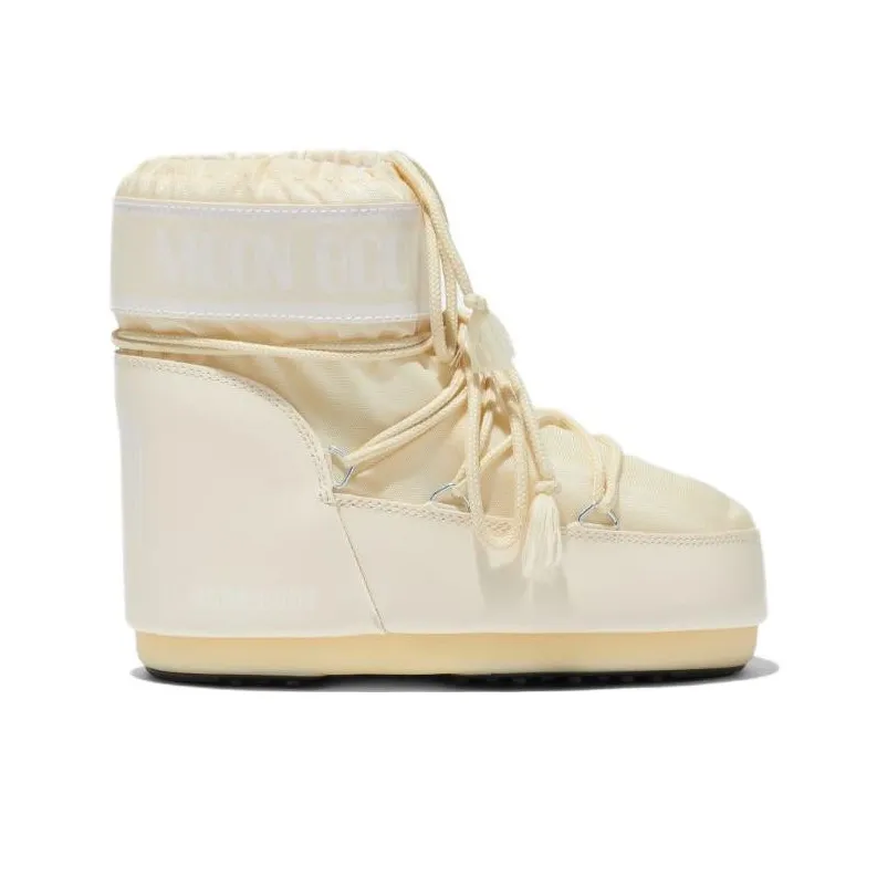 Moon Boot Icon Low Nylon Boot Cream White-1