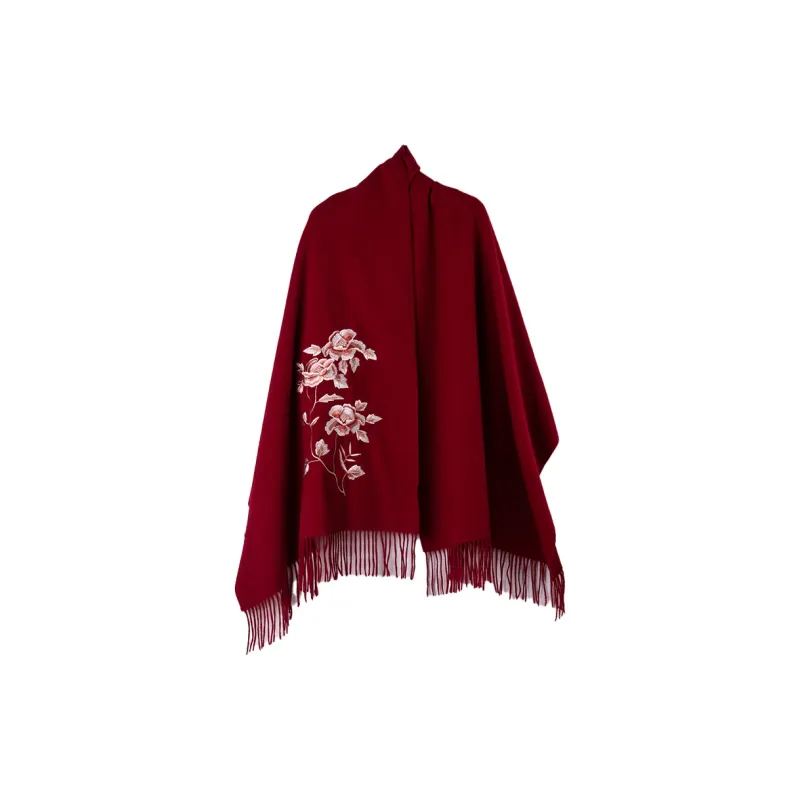 Shanghai Story Sheep Wool Knit Scarves Women's-8