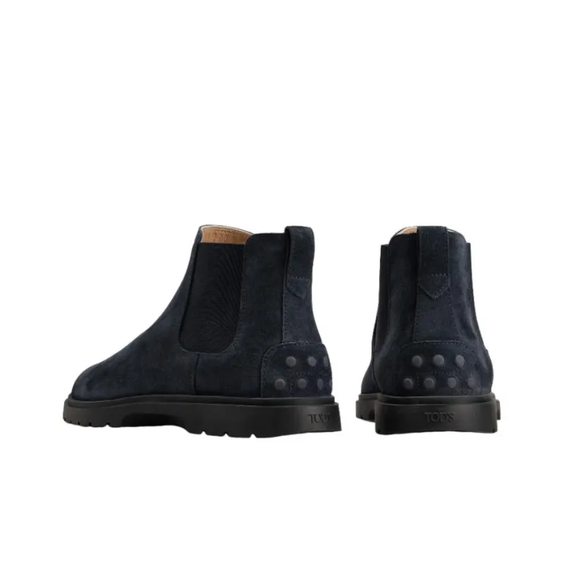 TOD'S Tronchetto Round Toe Boots-3