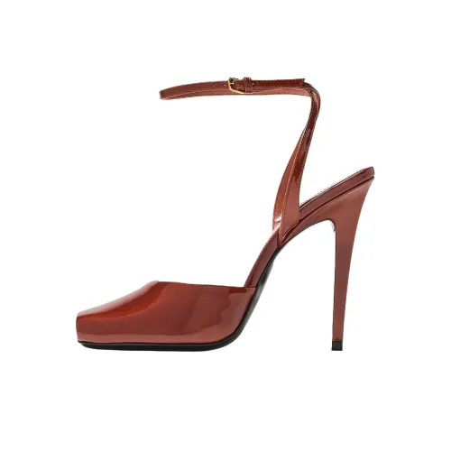 SAINT LAURENT Orhand Peep Toe Sandals Women's