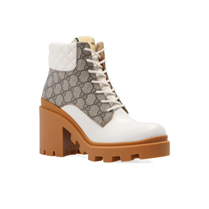 GUCCI Women's Gg Ankle Boot 'Beige' Women's-2