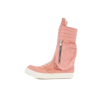 RICK OWENS/RO Strobe Runway Stylish Skateboarding Shoes Men's Pink