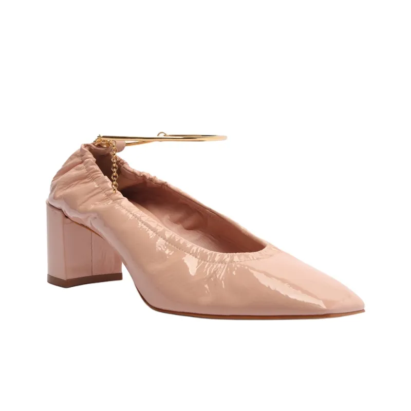Schutz Bethany Chunky Heel High Heels 6.3cm Women's Pink-2