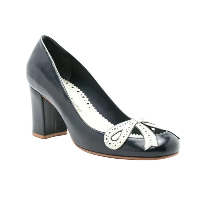 Sarah Chofakian Audrey Chunky Heel High Heels 5.5cm Women's Black-2