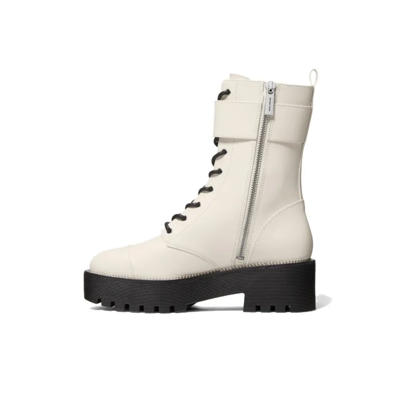 MICHAEL KORS Bryce Ankle Boots Women's Milk White-2
