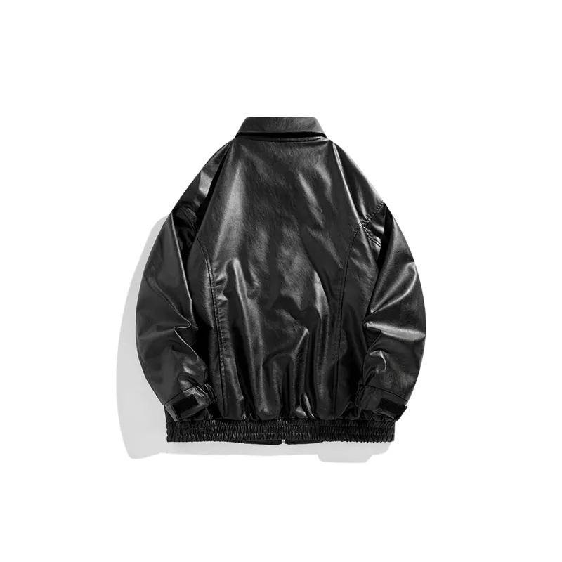 The Smurfs Leather Jacket Unisex Black-1