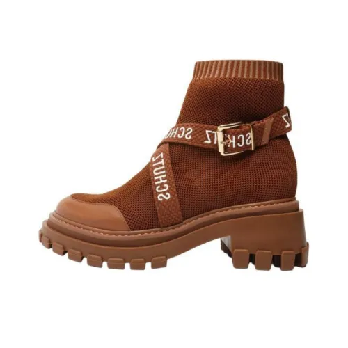 Schutz Tratorada Ankle Boots 6.5cm Women's Brown