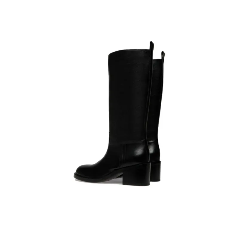 BALLY Peggy Leather Knee-high Boots-3