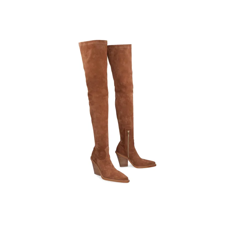 Paris Texas Knee-high Boots Women's Brown-2