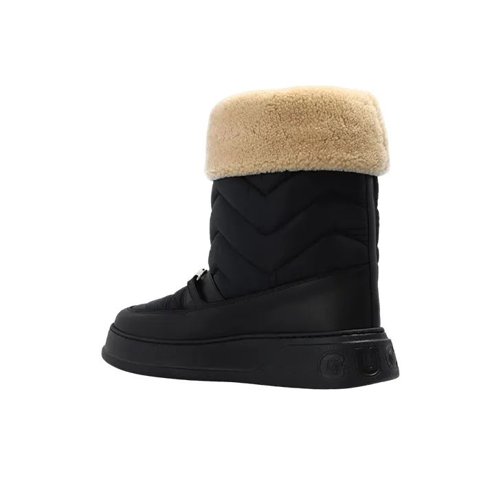 GUCCI Horsebit Ankle Boots Men's Black-2