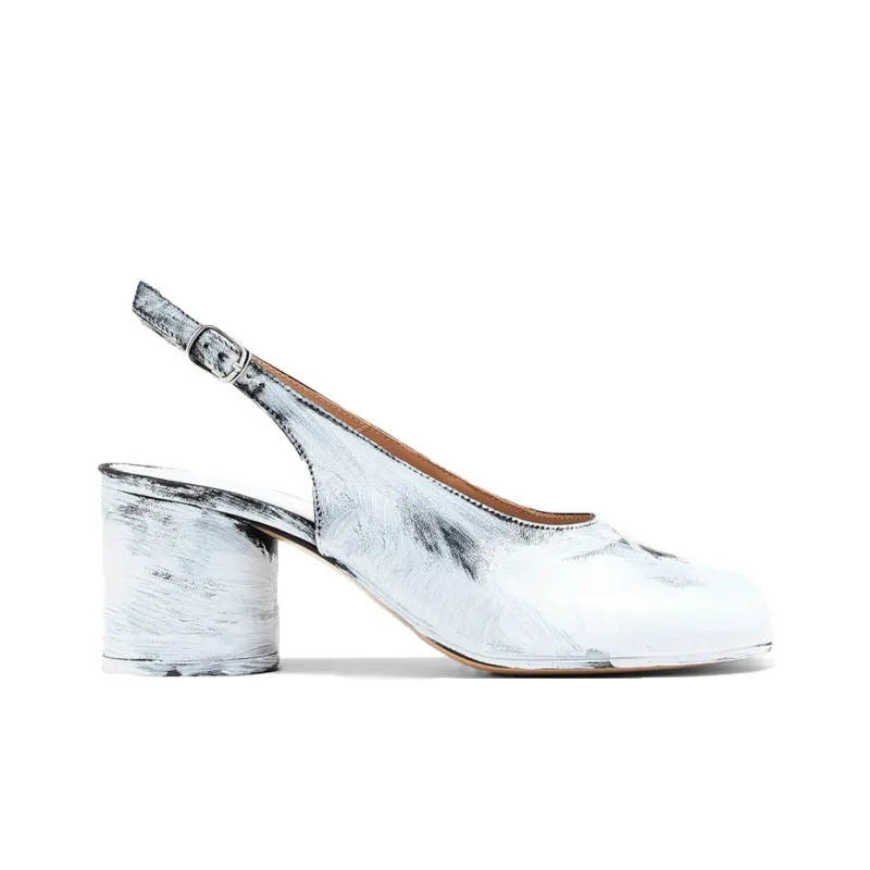 Maison Margiela Tabi Bianchetto 60mm Slingback Pumps-1