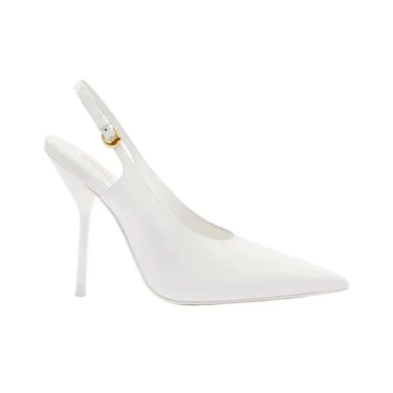 ALTUZARRA x Larroude Slim Heel High Heels 10.5cm Women's White-1