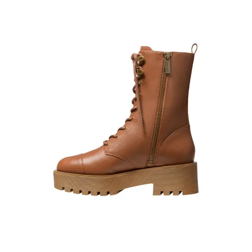 MICHAEL KORS Martin Boots Women's Leather Brown