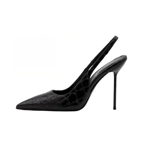 Paris Texas Lidia Embossed Pointed-Toe Pumps