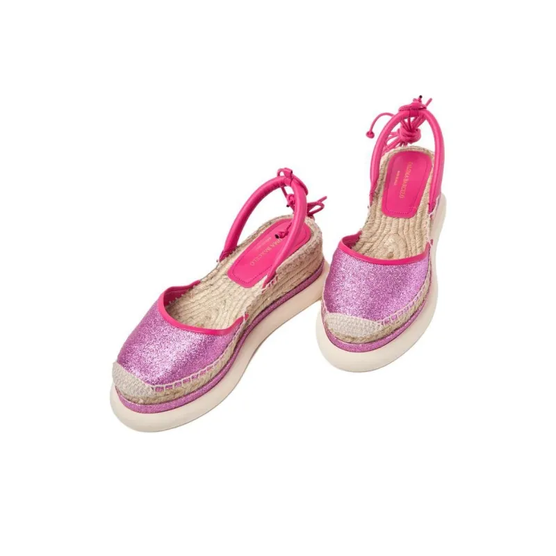 Paloma Barceló Harriet Wedge Heel High Heels 7cm Women's Fuchsia-2