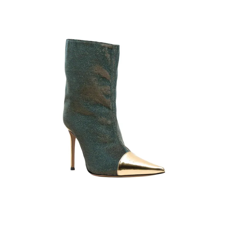 Alexandre Vauthier Ankle Boots 10cm Women's Green-2