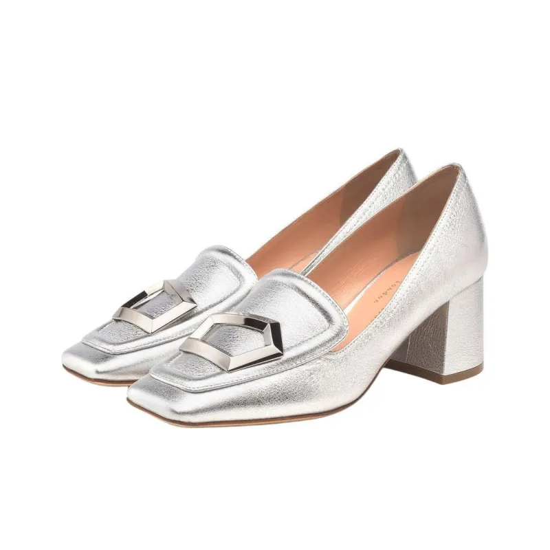 Rupert Sanderson Marloe High Heels 5.5cm Women's Silver-2