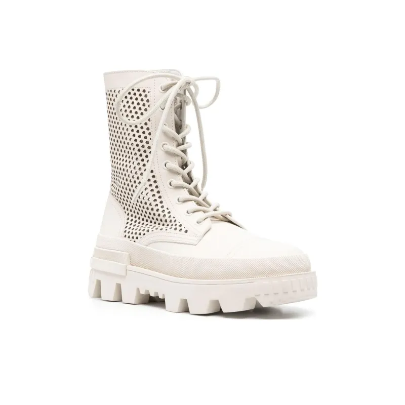 Moncler Perforated Lace-up Boots-2