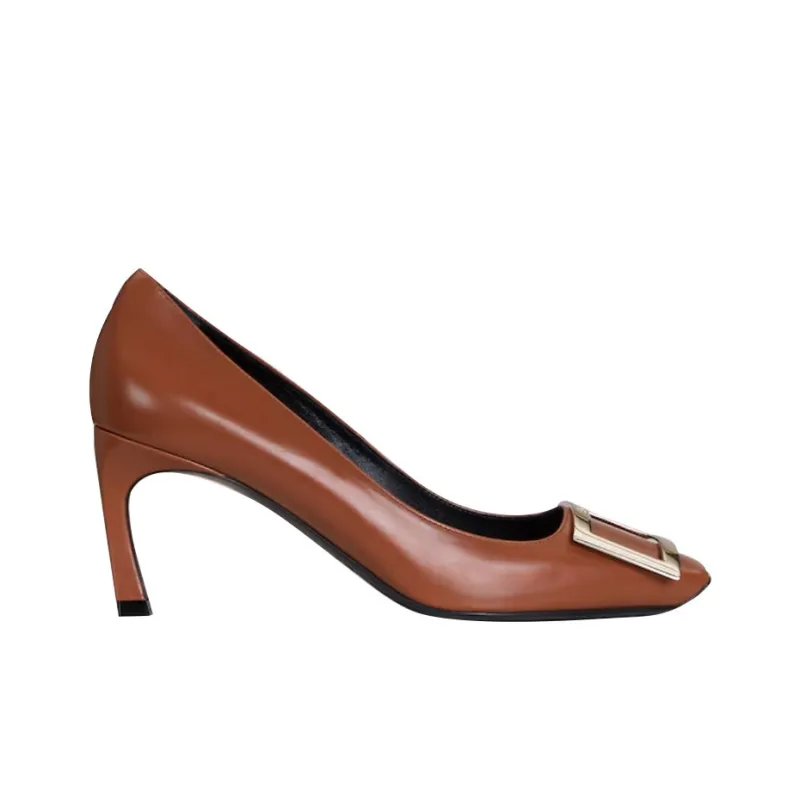 Roger Vivier Slim Heel High Heels Women's Brown-1