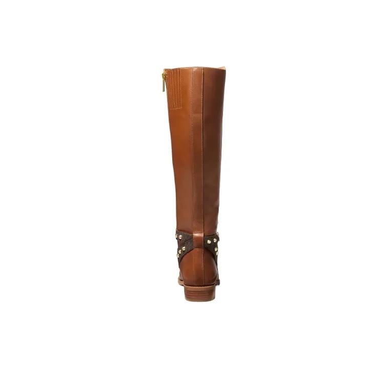 MICHAEL KORS Farrah Knee high Boots Women's Brown-3