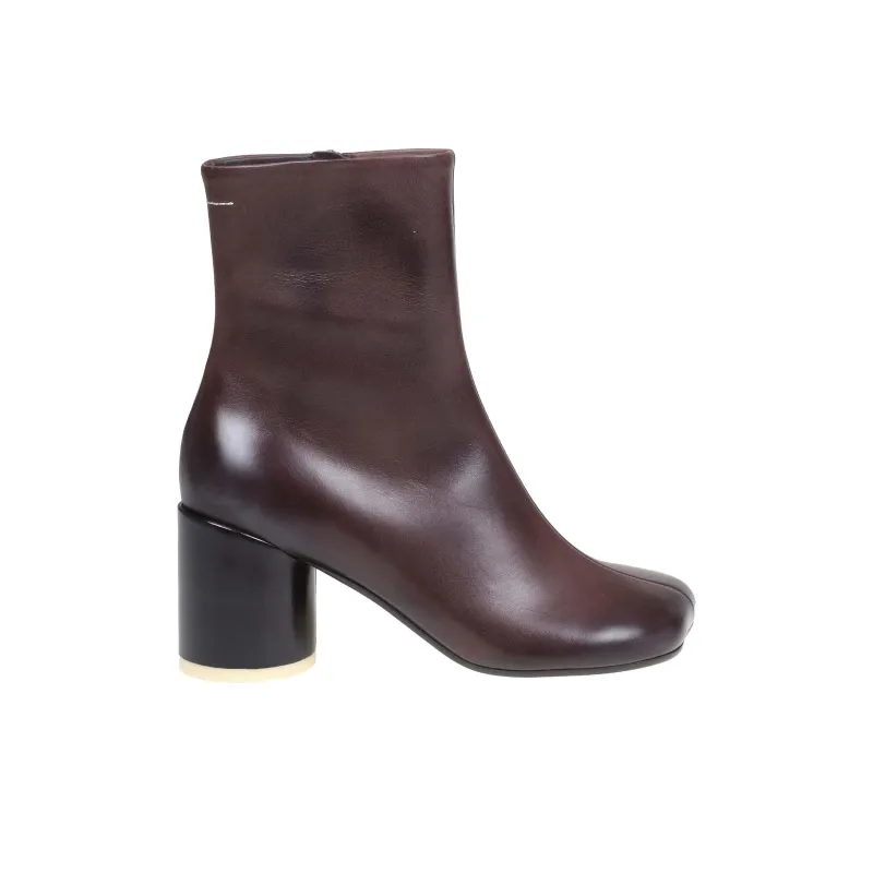 MM6 Maison Margiela Anatomic 70mm Ankle Boots-4