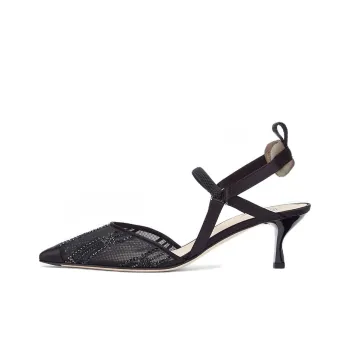 FENDI Colibri Slim Heel High Heels Women's Black