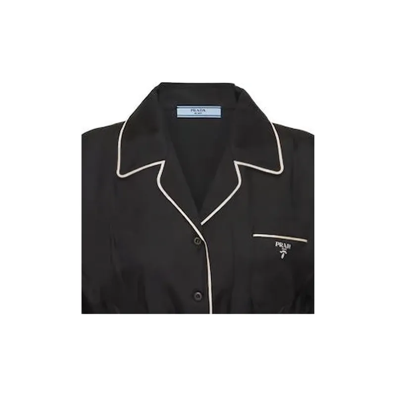 PRADA SS22 Crop Tops Women's Black-3