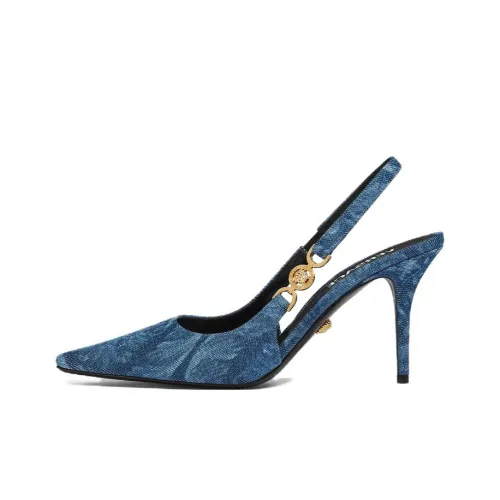 VERSACE Medusa '95 85mm Barocco jacquard Pumps