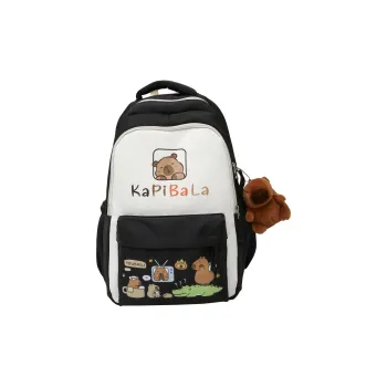 Yalu Nylon Backpack Regular Women's Black Pink/Purple/Green/Red