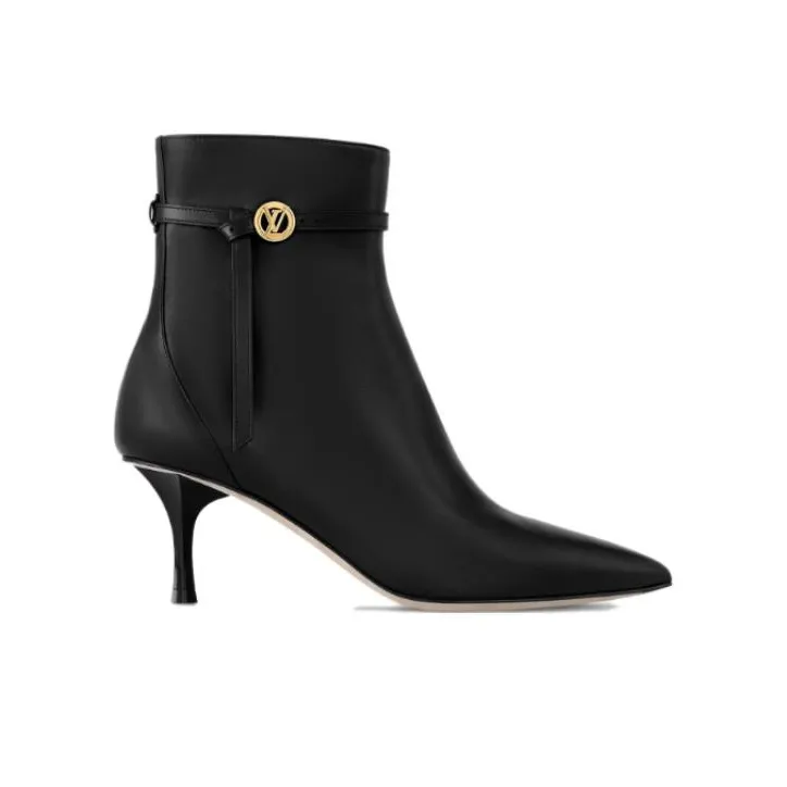LOUIS VUITTON Stellar Ankle Boots 6.5cm Women's Black-1