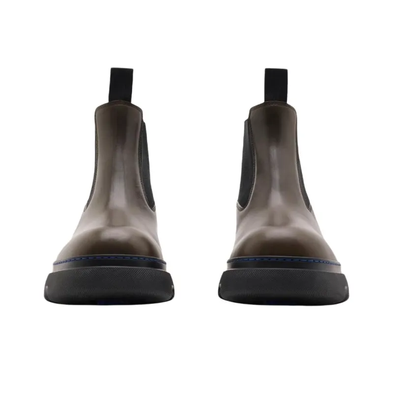 Burberry Creeper Chelsea Boots Men's Brown-3