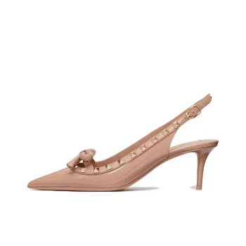 Valentino Garavani Rockstud Bow Detailed Pointed Toe Pumps