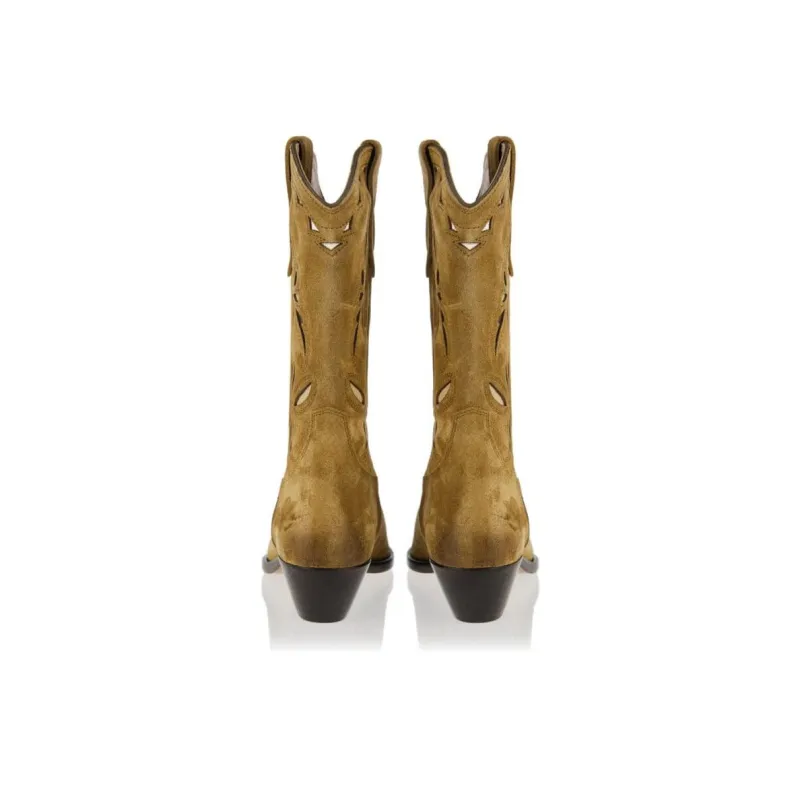 ISABEL MARANT Duerto Suede Mid-calf Boots-4