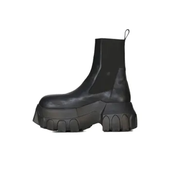 RICK OWENS/RO Short Chelsea Boots Women's Black