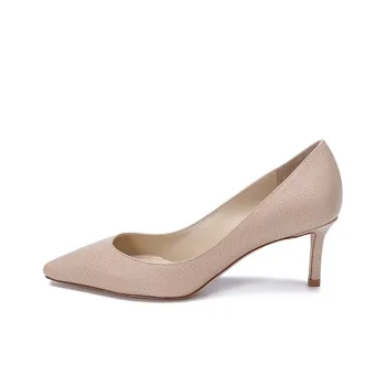 Jimmy Choo SS22 Slim Heel High Heels 6cm Women's Nude