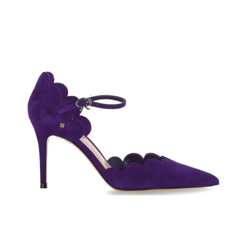 GIANVITO ROSSI Ariana D'Orsay 85mm Suede Pumps-1