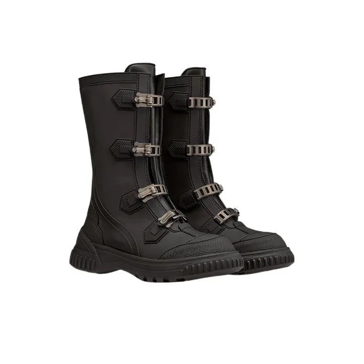 DIOR Ground Ankle Boots Women's Black-2