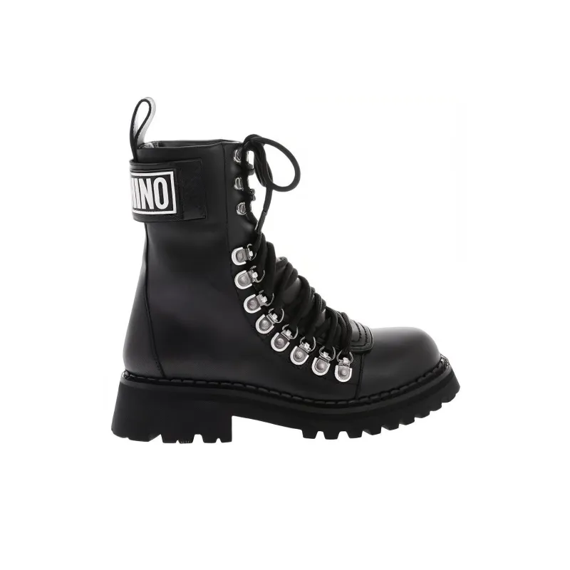 MOSCHINO Ankle Boots Men's Black-1