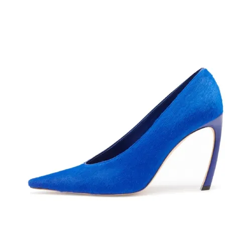 Lanvin Swing Slim Heel High Heels 9.5cm Women's Blue