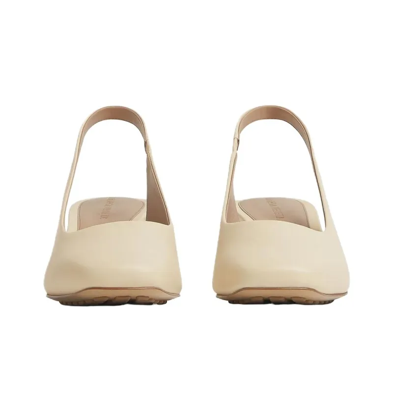 Bottega Veneta KNOT High Heels 4.5cm Women's Cream-2