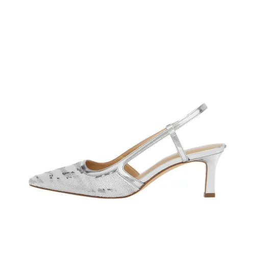 MICHAEL KORS Alora Slim Heel High Heels 6.5cm Women's Silver