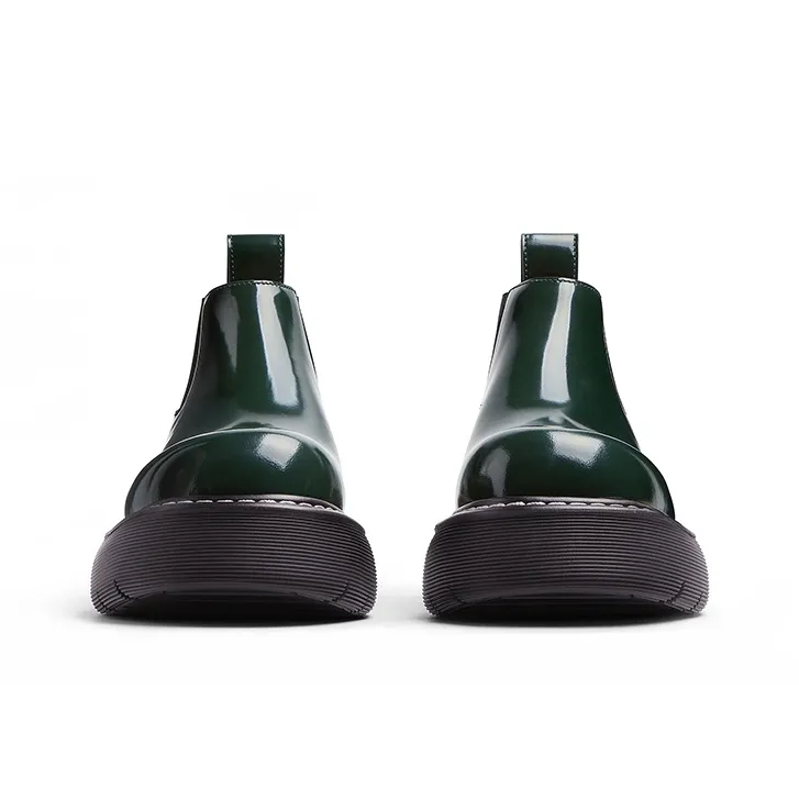 Bottega Veneta The Bounce Swell Shoe Dark Green-3