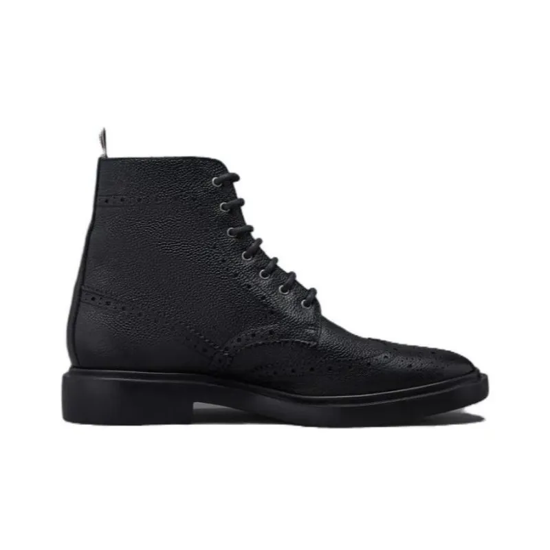 THOM BROWNE Brogue Lace-Up Boots Women's-1