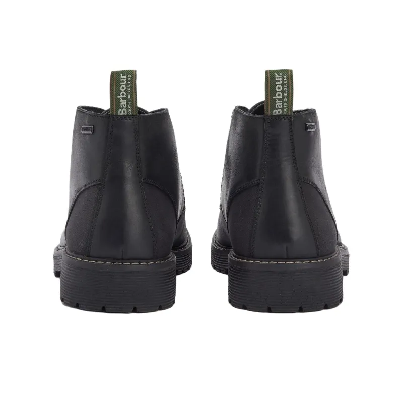 BARBOUR Chukka Ankle Boots Men's Pitch Black-4