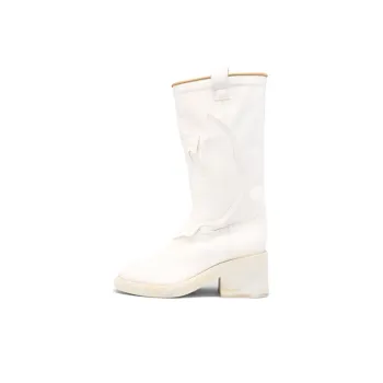MM6 Maison Margiela Round-toe Calf-length Boots