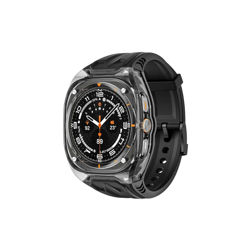 Vobafe Compatibility Samsung Ultra 47mm Lamborghini Richard Custom Transparent PC+TPU Strap Smart Watch Accessories-4