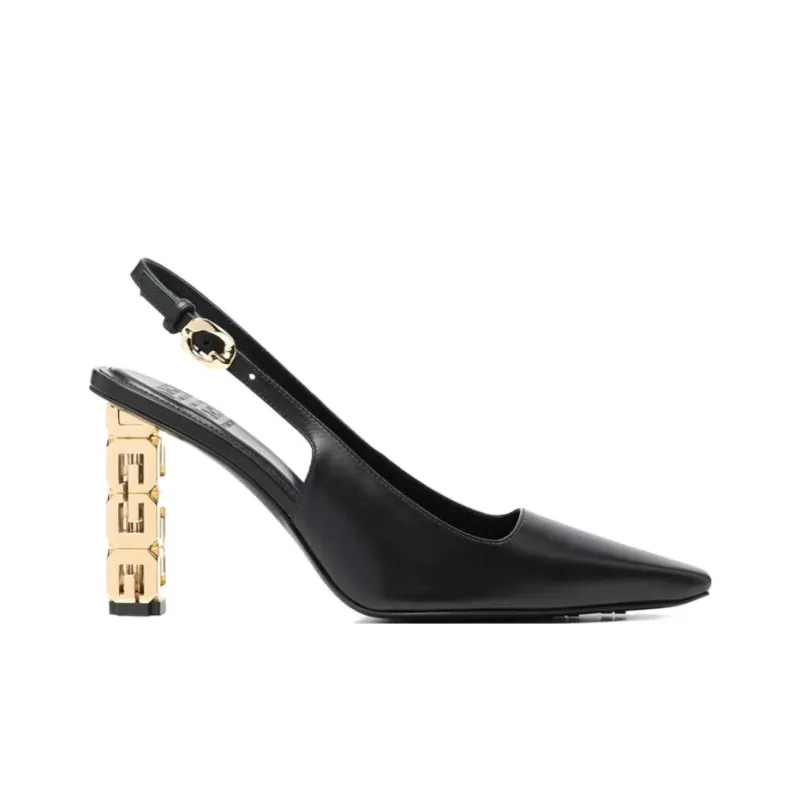 Givenchy G-cube 50mm Slingback Heels-1