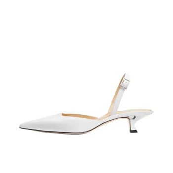MICHAEL KORS Luna Slim Heel High Heels Women's White