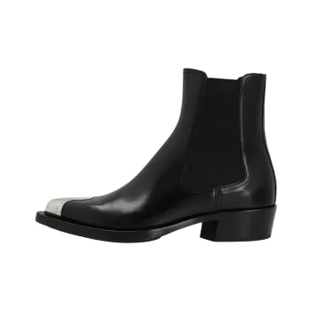 Alexander McQueen Pointed Toe Ankle Top Boots Women's
